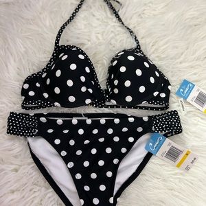 California waves swimsuit bikini set size M New